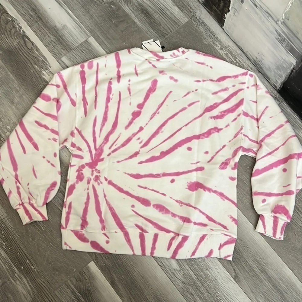Zara Tie Dye Bear Sweatshirt